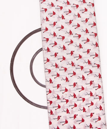 White Colour Kids Printed Cotton Fabric